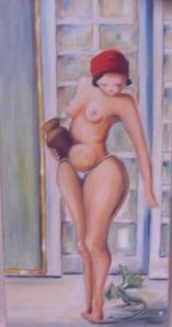 le petit chapeau rond rouge 