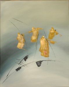 40 cm sur 50 cmLes marins pêcheurs