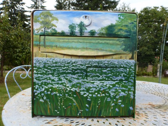 Une vue de derrière ma maison