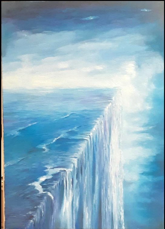 fin de la terre 50cm sur 70cm